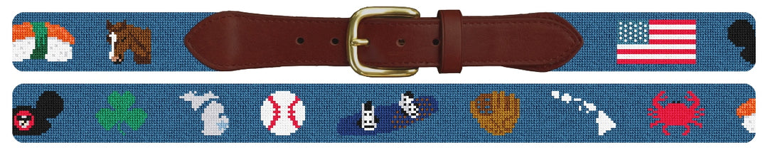 Custom Needlepoint Belt