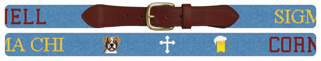 Custom Needlepoint Belt