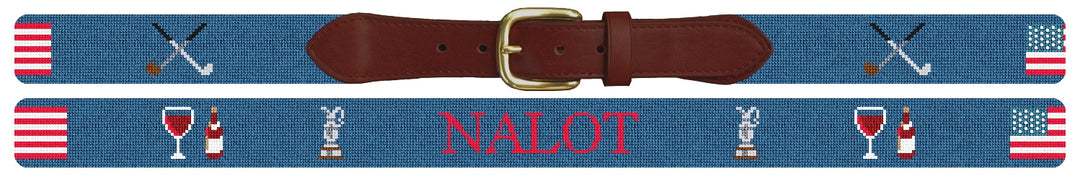 Custom Needlepoint Belt
