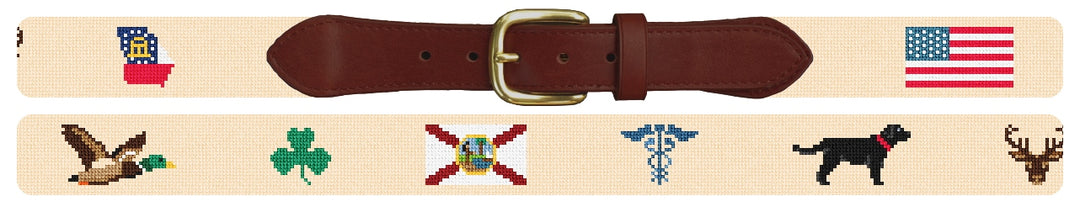 Custom Needlepoint Belt