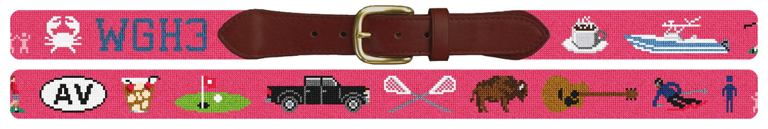 Custom Needlepoint Belt