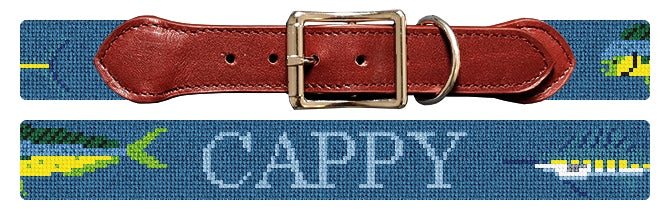 Custom Needlepoint Dog Collar