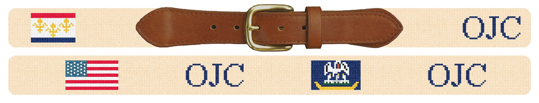 Custom Needlepoint Belt