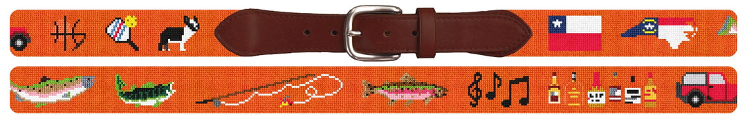 Custom Needlepoint Belt