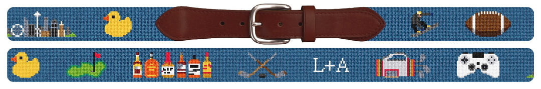 Custom Needlepoint Belt