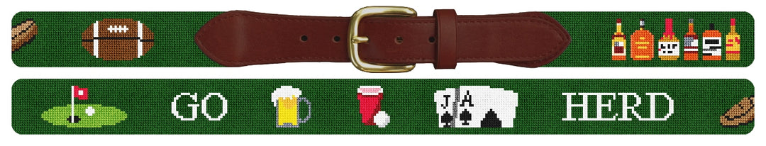 Custom Needlepoint Belt
