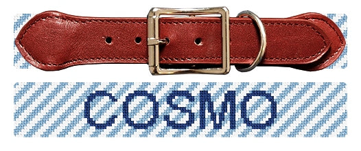Custom Needlepoint Dog Collar