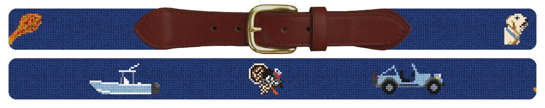 Custom Needlepoint Belt