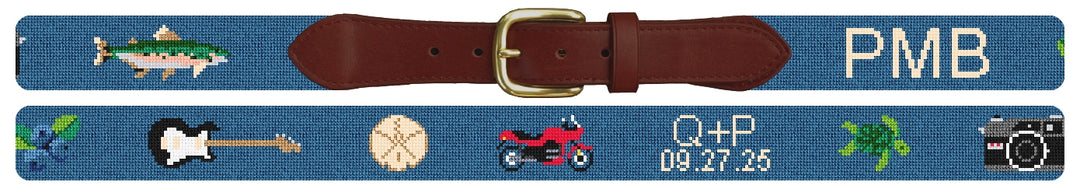 Custom Needlepoint Belt