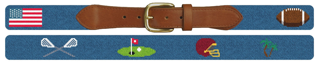 Custom Needlepoint Belt