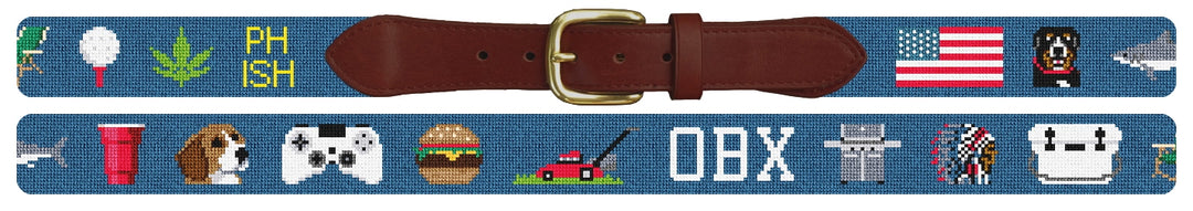Custom Needlepoint Belt