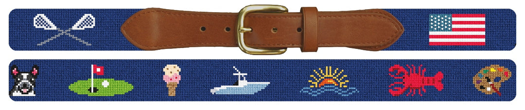 Custom Needlepoint Belt
