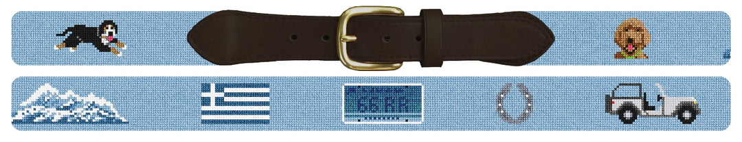 Custom Needlepoint Belt