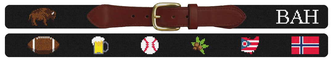 Custom Needlepoint Belt