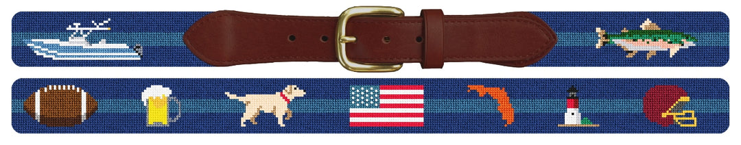 Custom Needlepoint Belt