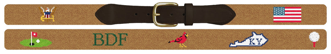 Custom Needlepoint Belt