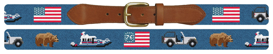 Custom Needlepoint Belt