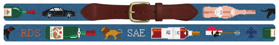 Custom Needlepoint Belt