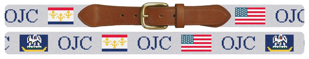 Custom Needlepoint Belt