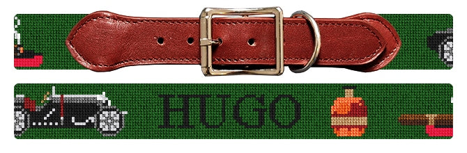 Custom Needlepoint Dog Collar