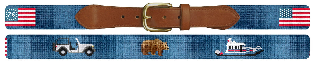 Custom Needlepoint Belt