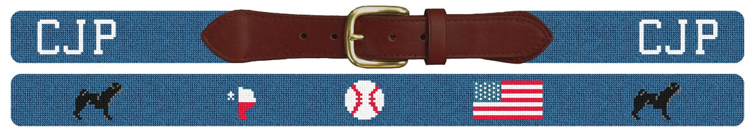 Custom Needlepoint Belt