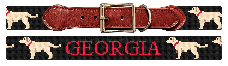 Custom Needlepoint Dog Collar