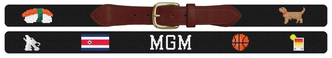 Custom Needlepoint Belt