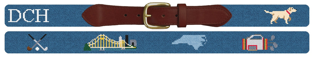 Custom Needlepoint Belt