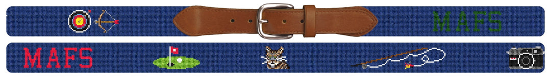 Custom Needlepoint Belt