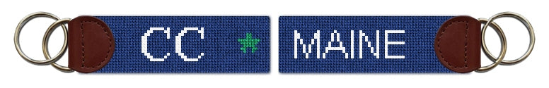 Custom Needlepoint Key Fob