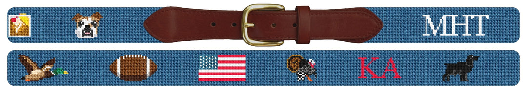 Custom Needlepoint Belt