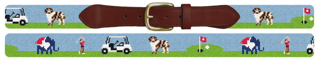 Custom Needlepoint Belt