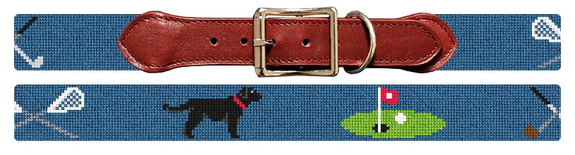 Custom Needlepoint Dog Collar