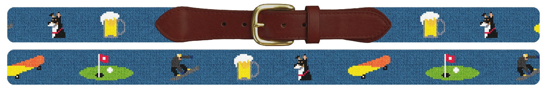 Custom Needlepoint Belt