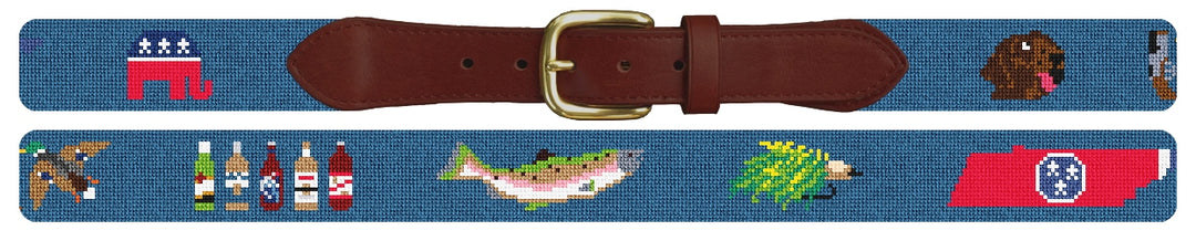 Custom Needlepoint Belt