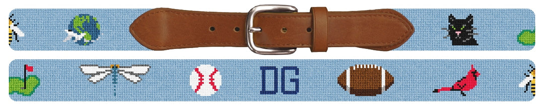 Custom Needlepoint Belt