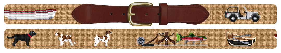 Custom Needlepoint Belt