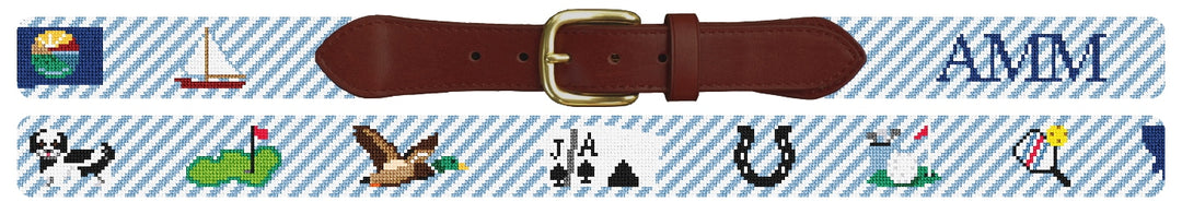 Custom Needlepoint Belt