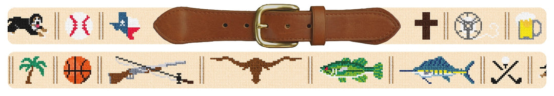 Custom Needlepoint Belt