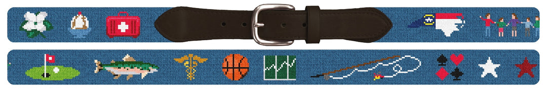 Custom Needlepoint Belt