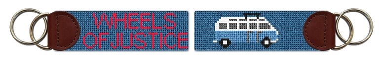 Custom Needlepoint Key Fob