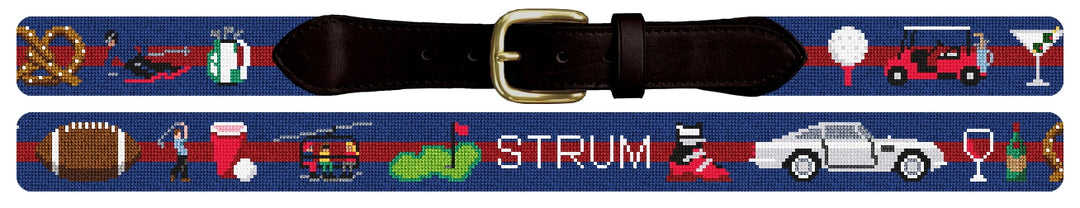 Custom Needlepoint Belt