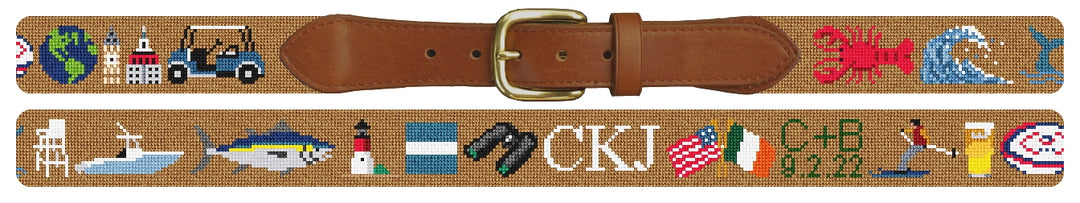 Custom Needlepoint Belt