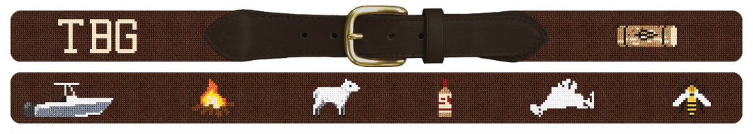 Custom Needlepoint Belt