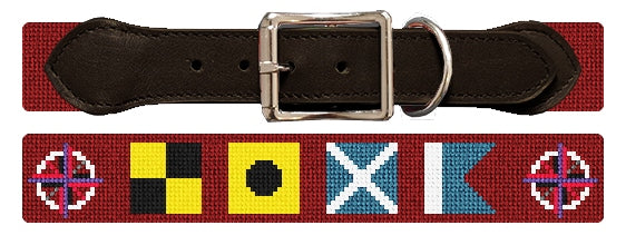 Custom Needlepoint Dog Collar