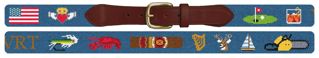 Custom Needlepoint Belt