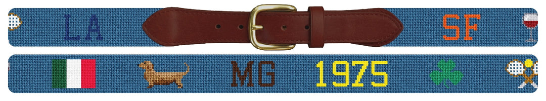 Custom Needlepoint Belt