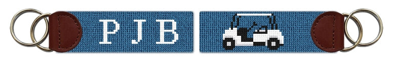 Custom Needlepoint Key Fob