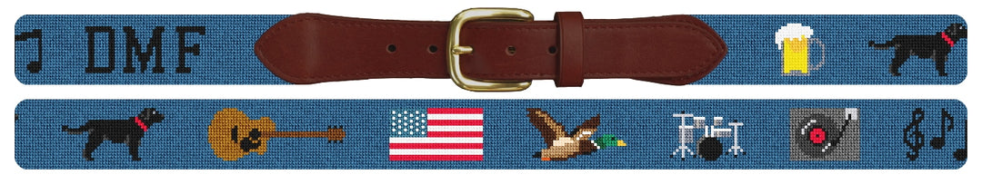 Custom Needlepoint Belt